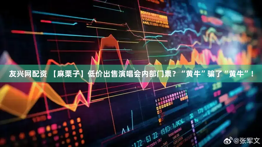 友兴网配资 【麻栗子】低价出售演唱会内部门票？“黄牛”骗了“黄牛”！