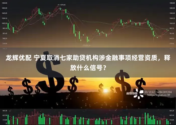 龙辉优配 宁夏取消七家助贷机构涉金融事项经营资质，释放什么信号？